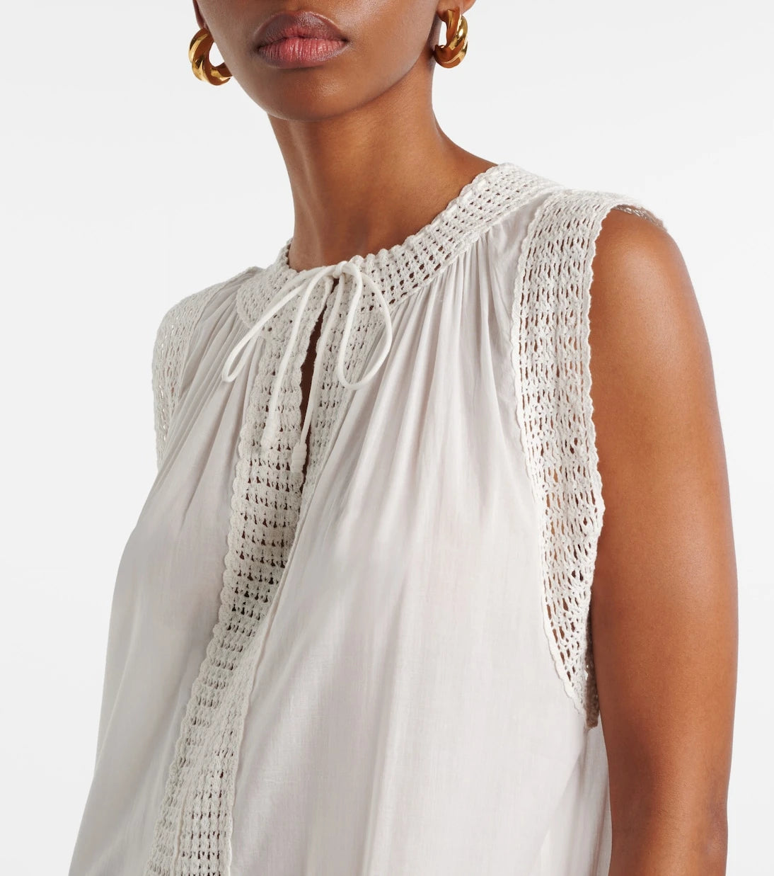 Ulla Johnson - Thalia crochet-trimmed cotton beach dress