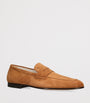Suede Moccasino Penny Loafers