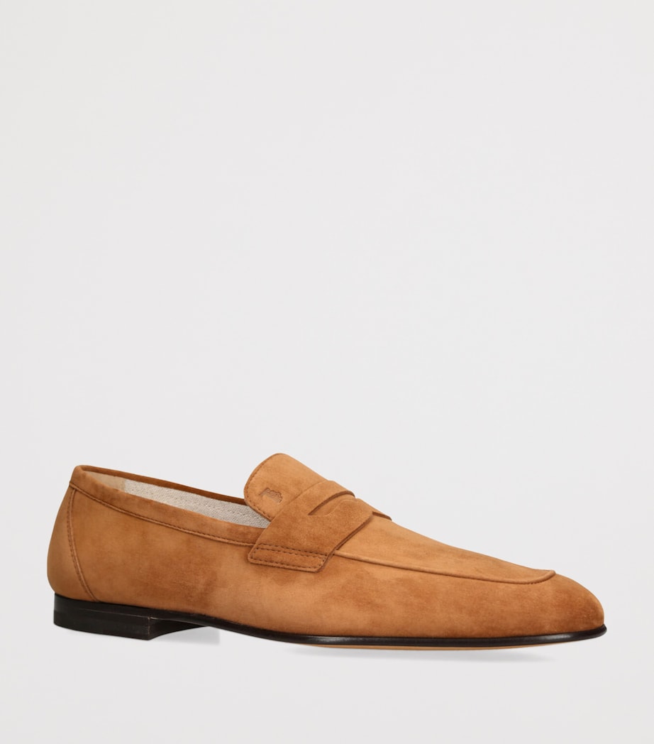 Suede Moccasino Penny Loafers