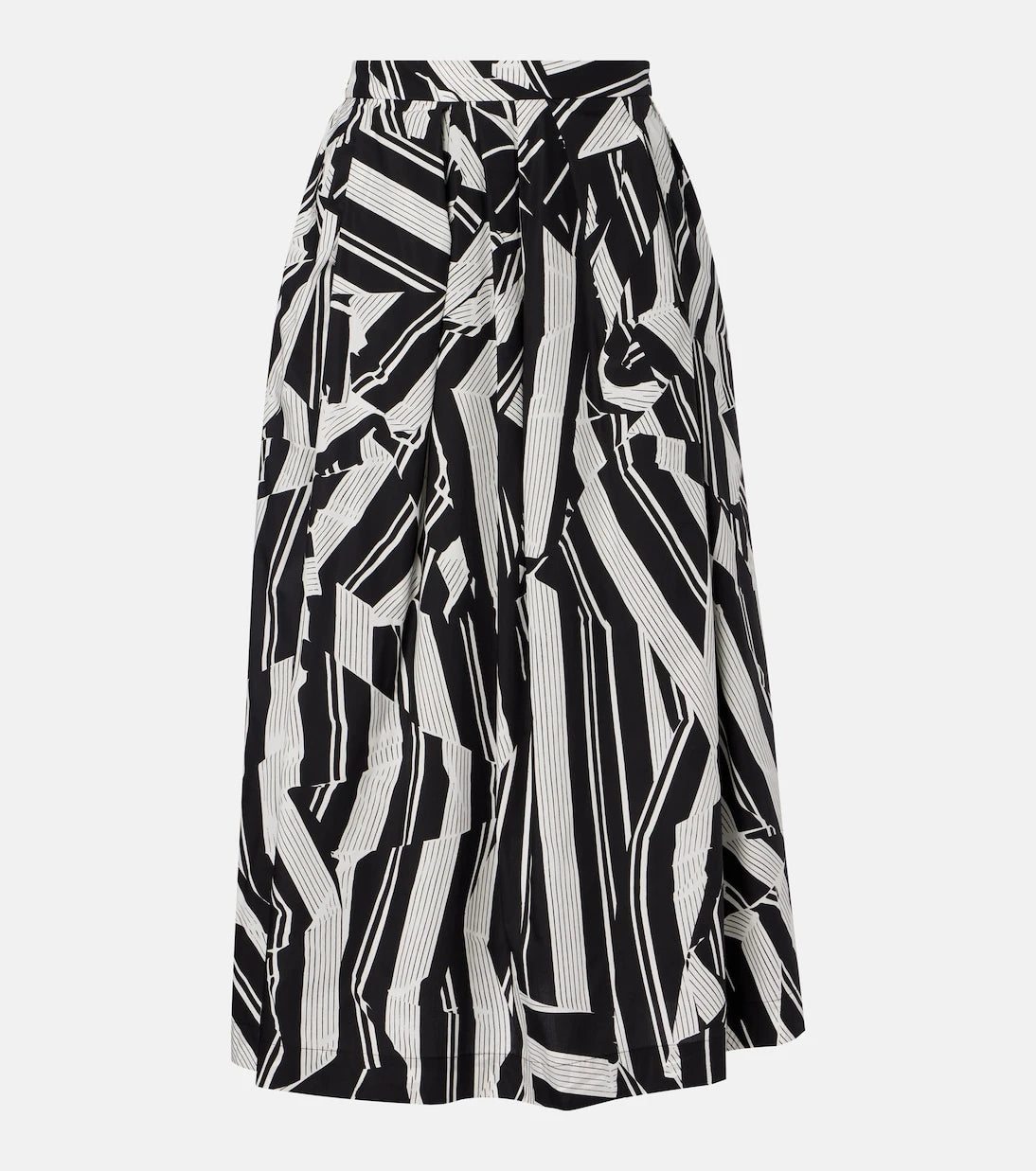 Dries Van Noten - Printed cotton midi skirt