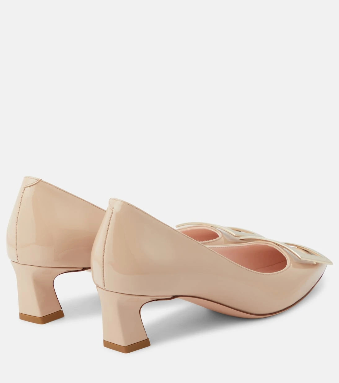Roger Vivier - حذاء "Trompette 45" بكعب عالٍ من الجلد اللامع