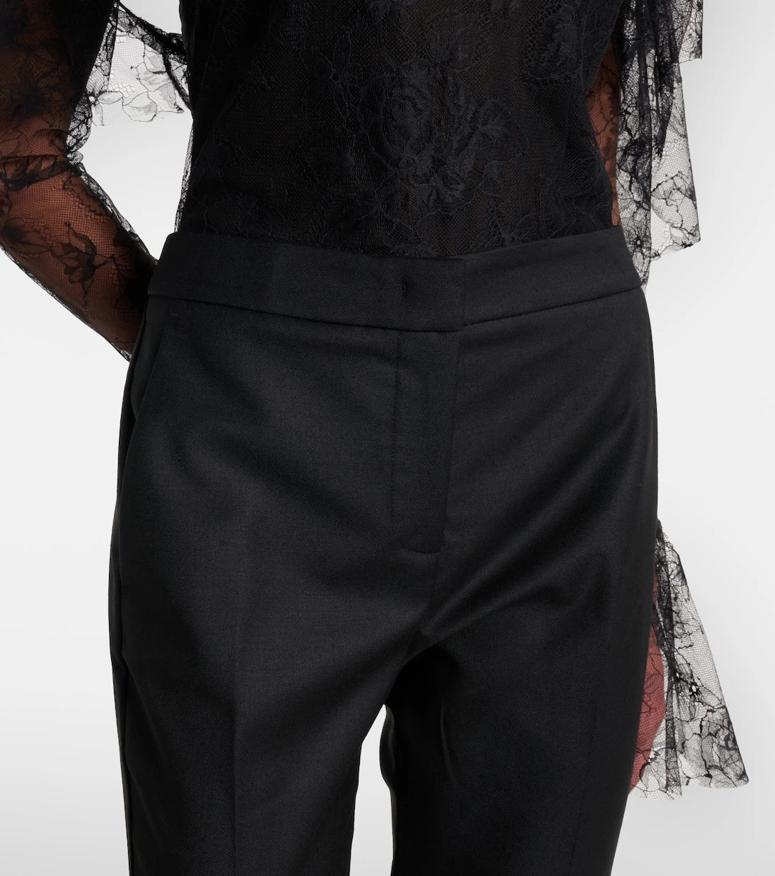 Blumarine - Pleated flared pants