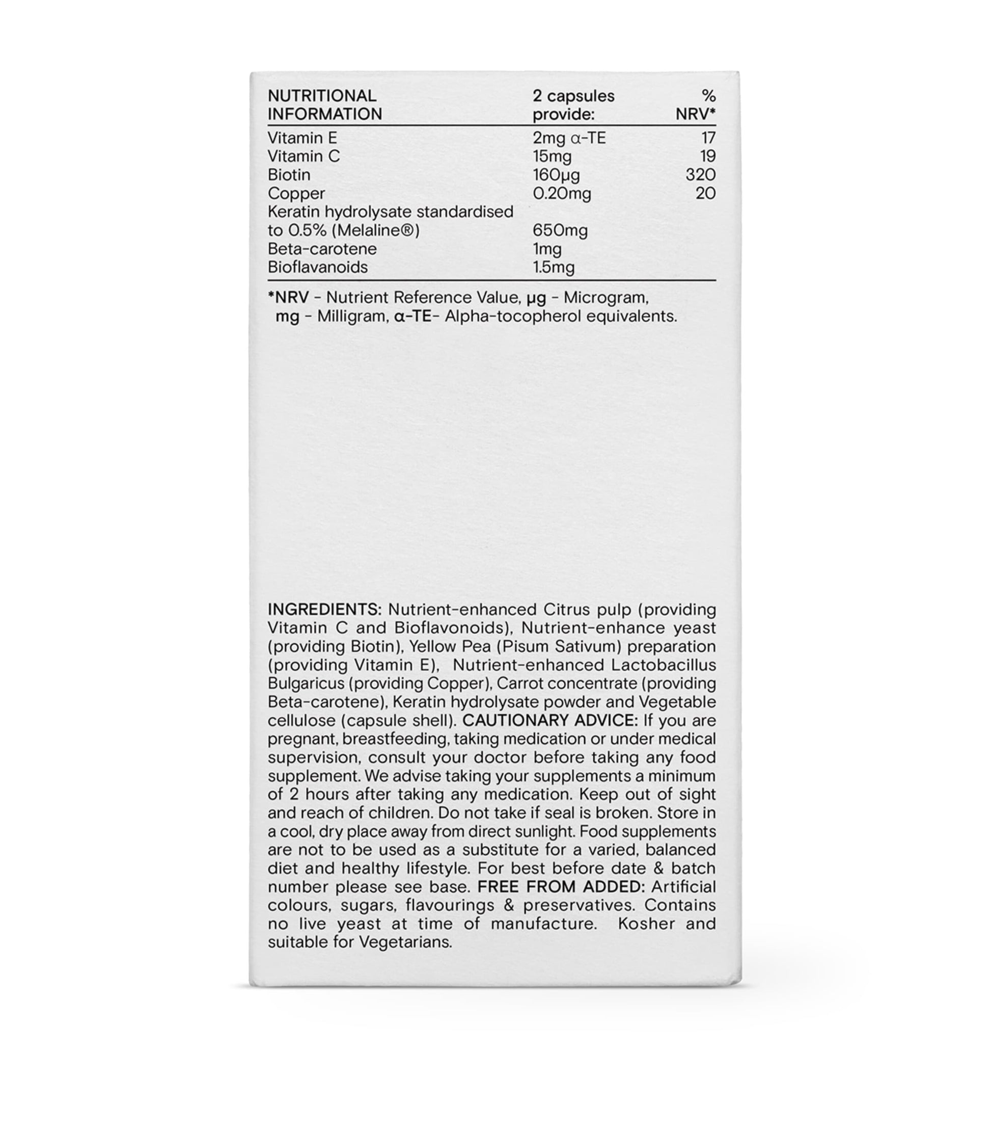 Wild Nutrition Food-Grown Natural Glow (60 Capsules)