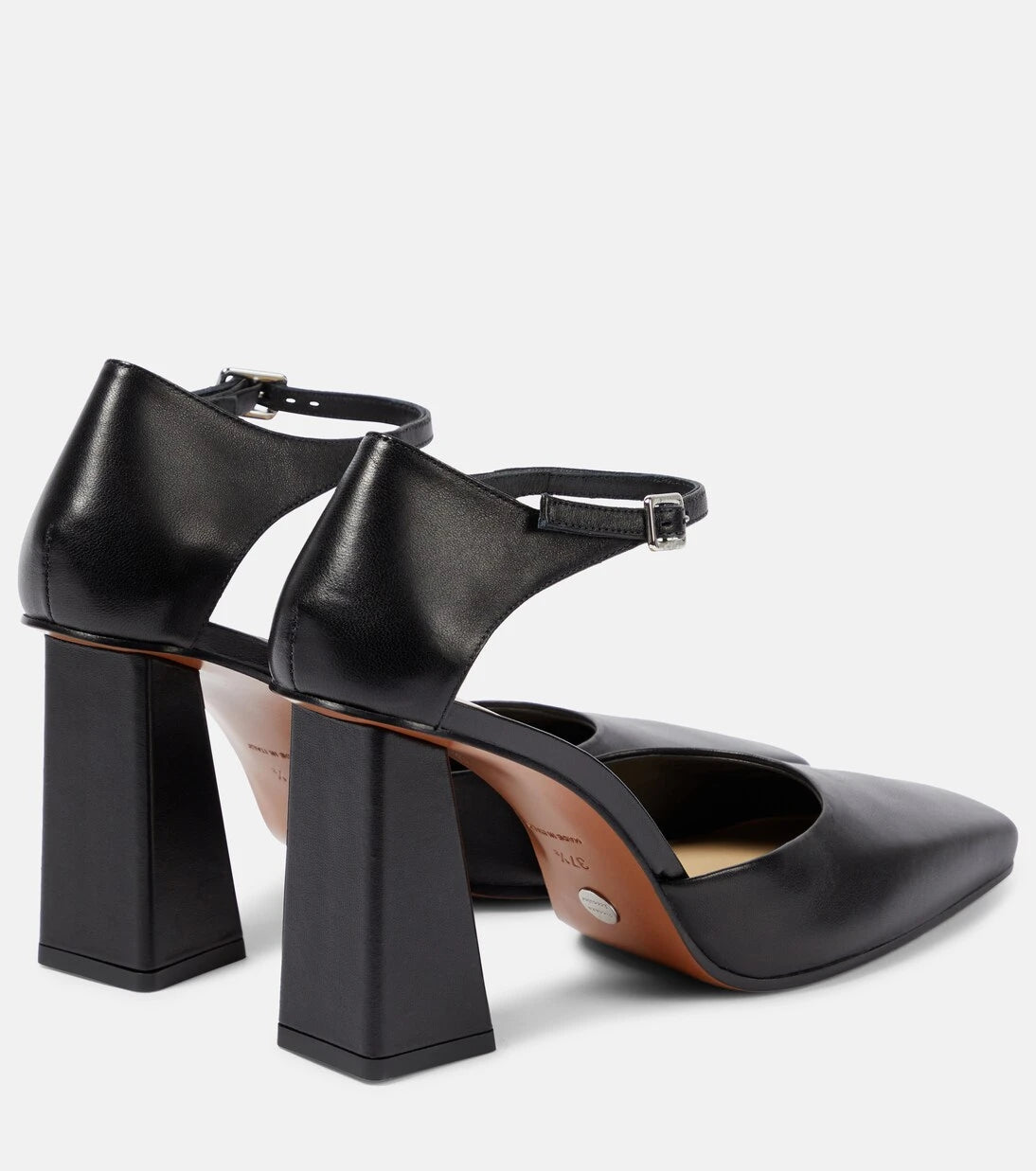 Proenza Schouler - حذاء بكعب عالٍ من جلد كواد