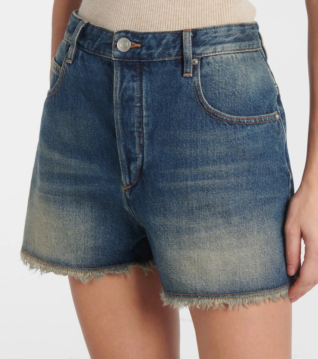 Isabel Marant - Lesia denim shorts