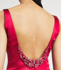 Red Sleeveless Mistletoe Gown