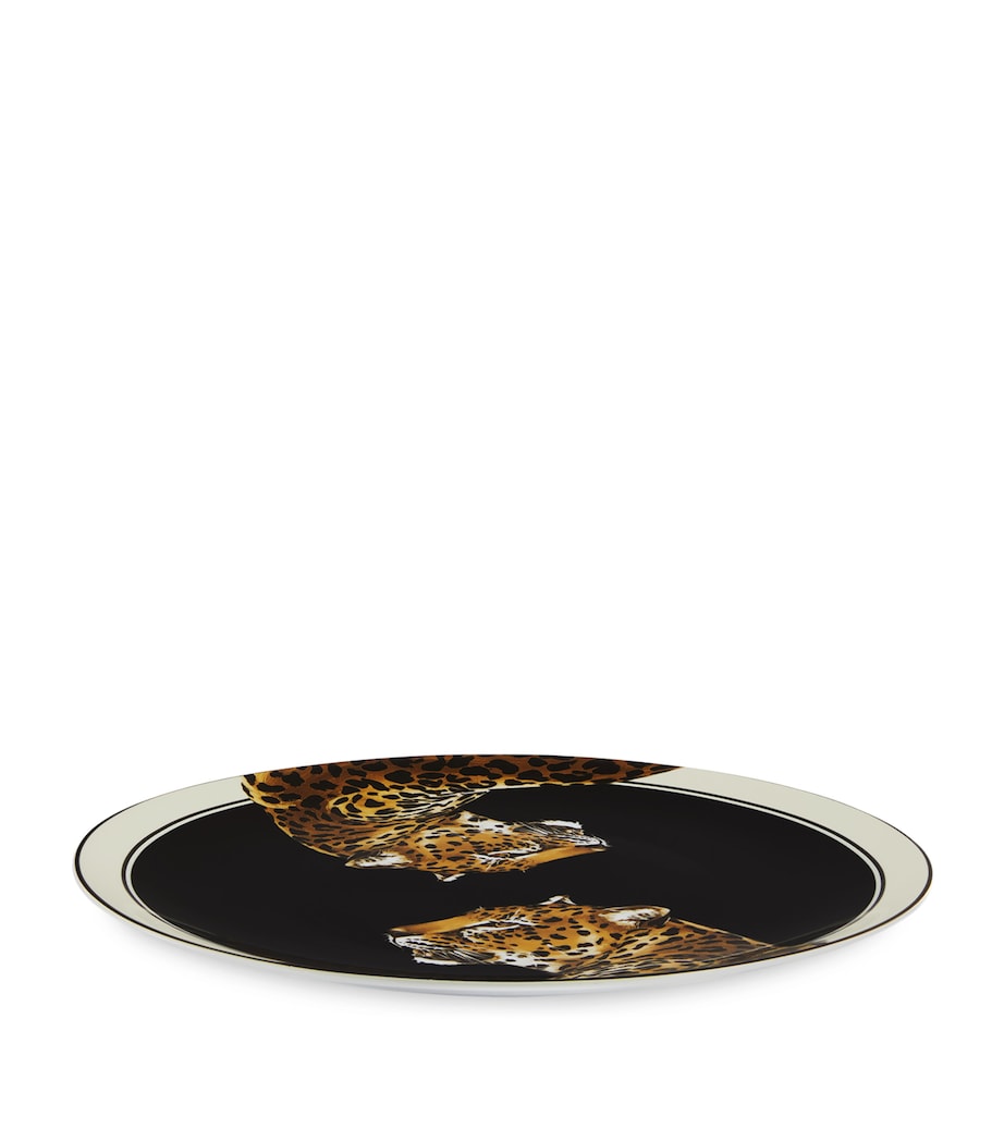 Dolce & Gabbana Casa Porcelain Leopard Round Serving Platter (40.5cm)