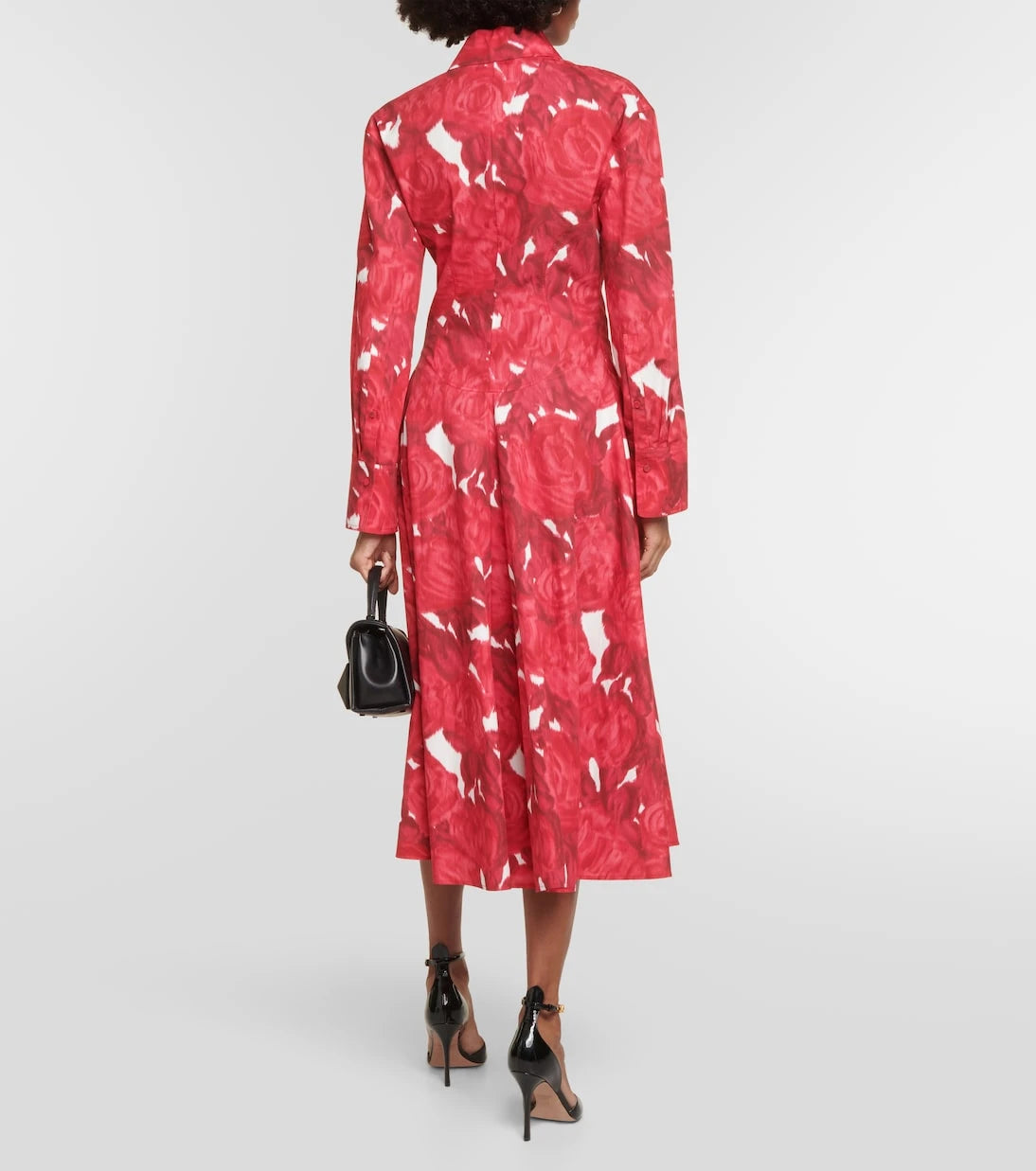 Valentino - Floral cotton shirt dress