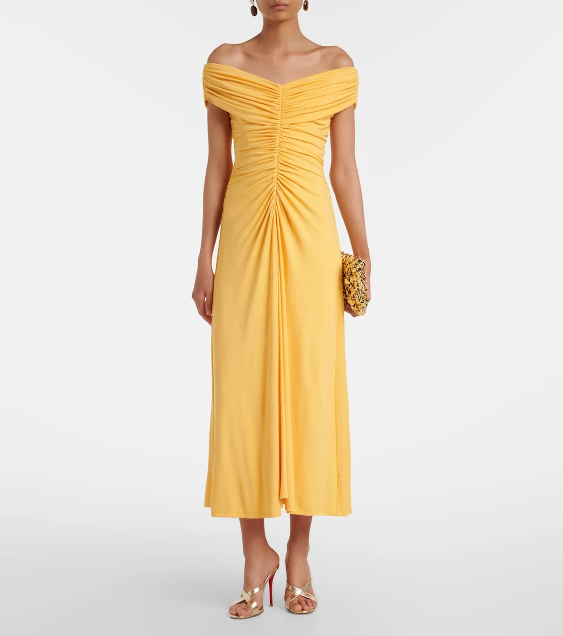 Simkhai - Sheyda ruched jersey midi dress