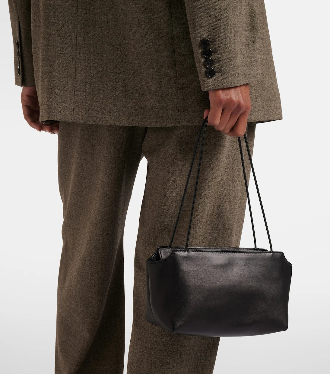 The Row - Terrasse To-Go leather shoulder bag