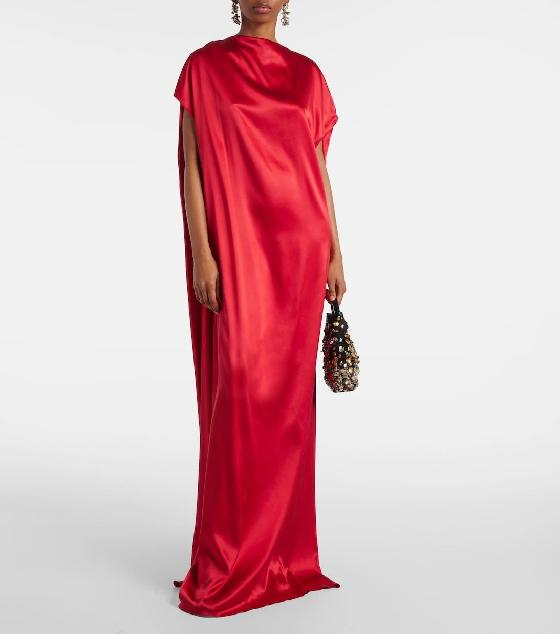 Dries Van Noten - Silk-blend satin gown