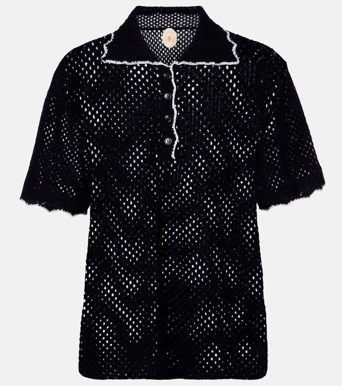 Jardin des Orangers - Wool and cashmere polo sweater