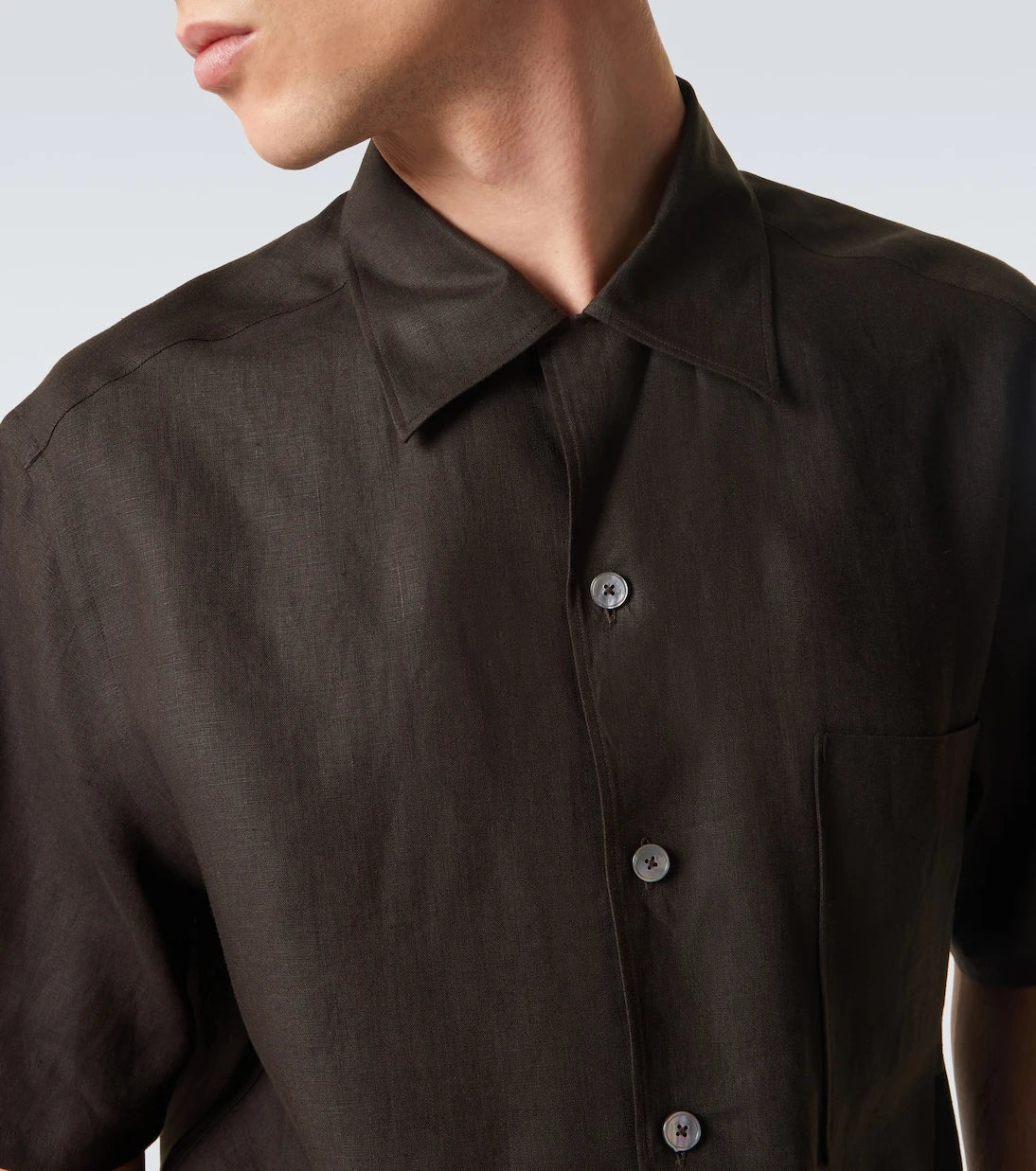 Zegna - Linen bowling shirt