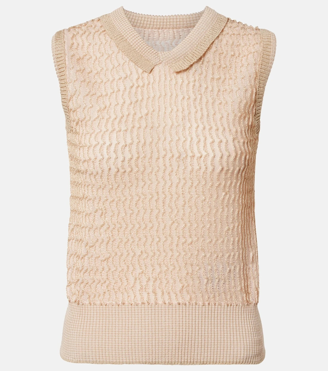 Maison Margiela - Ribbed-knit sweater vest