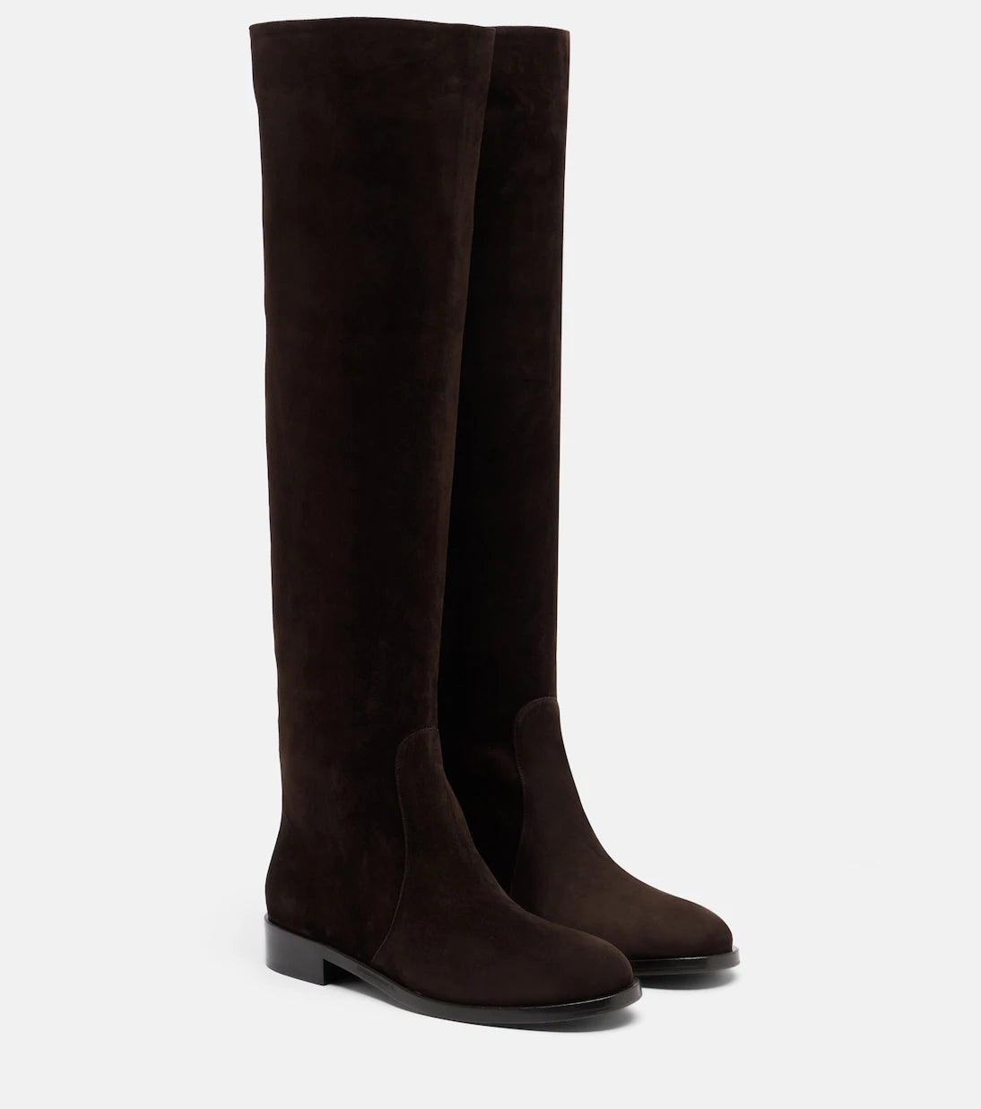 Gianvito Rossi - Zayne suede knee-high boots