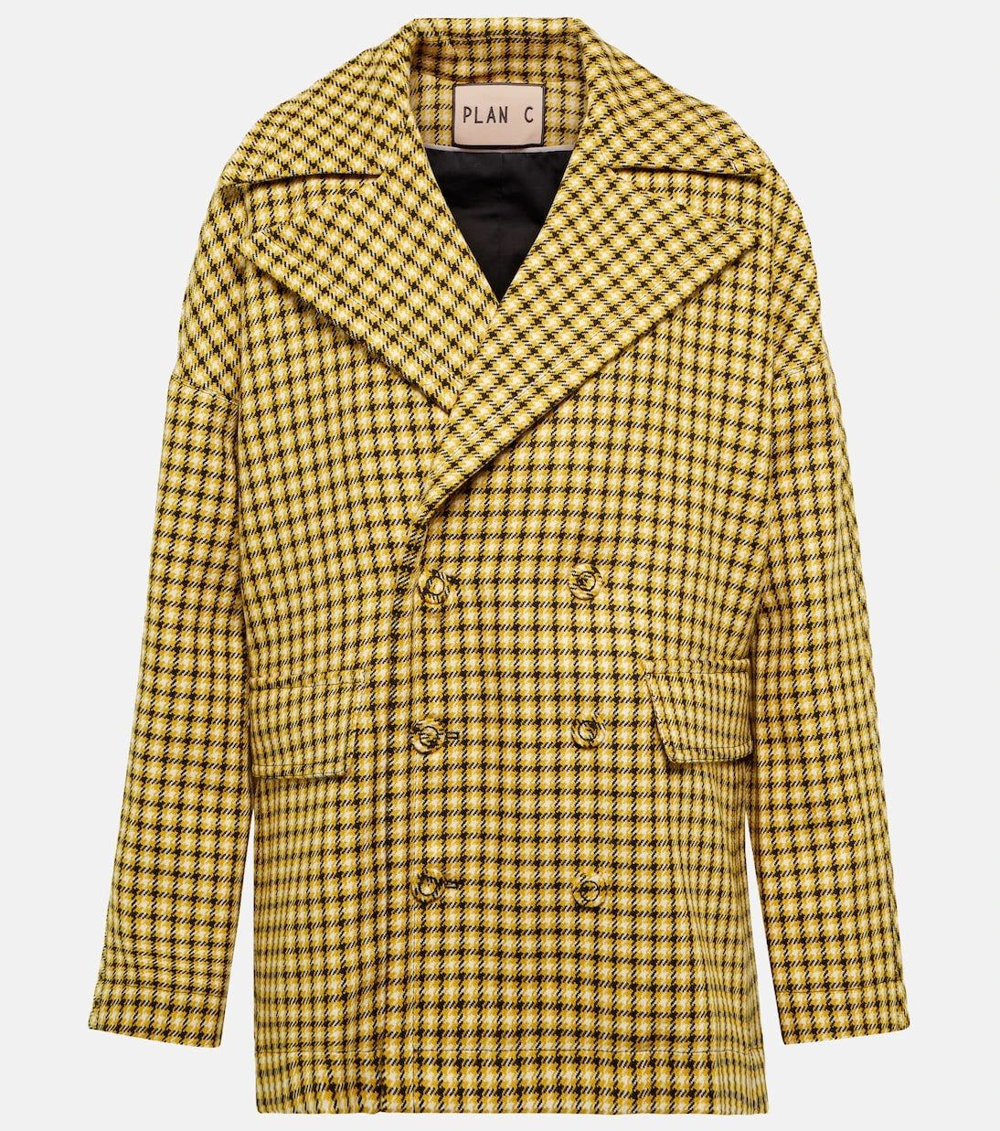 Plan C - Houndstooth wool blazer