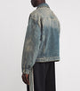Blue Bleached Denim Jacket
