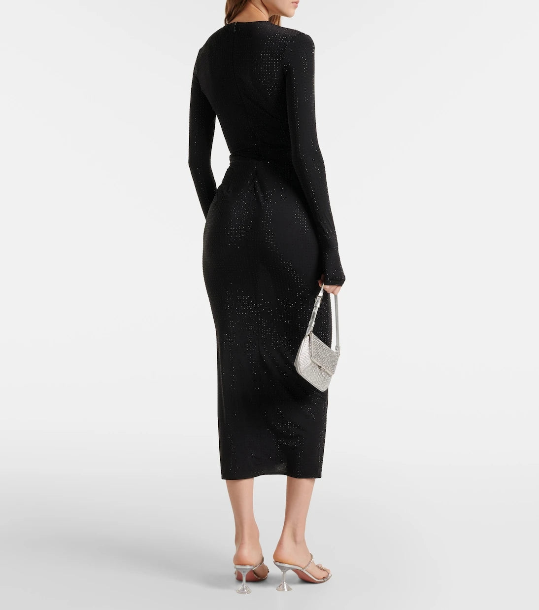 Alex Perry - Crystal-embellished jersey maxi dress