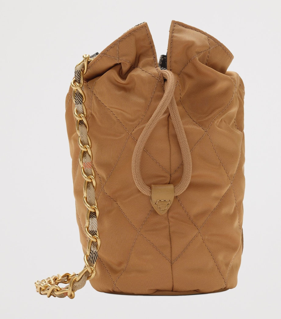 Burberry Small Quilted Horseshoe Cross-Body Bag