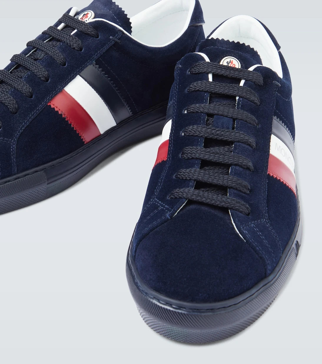 Moncler - New Monaco suede sneakers