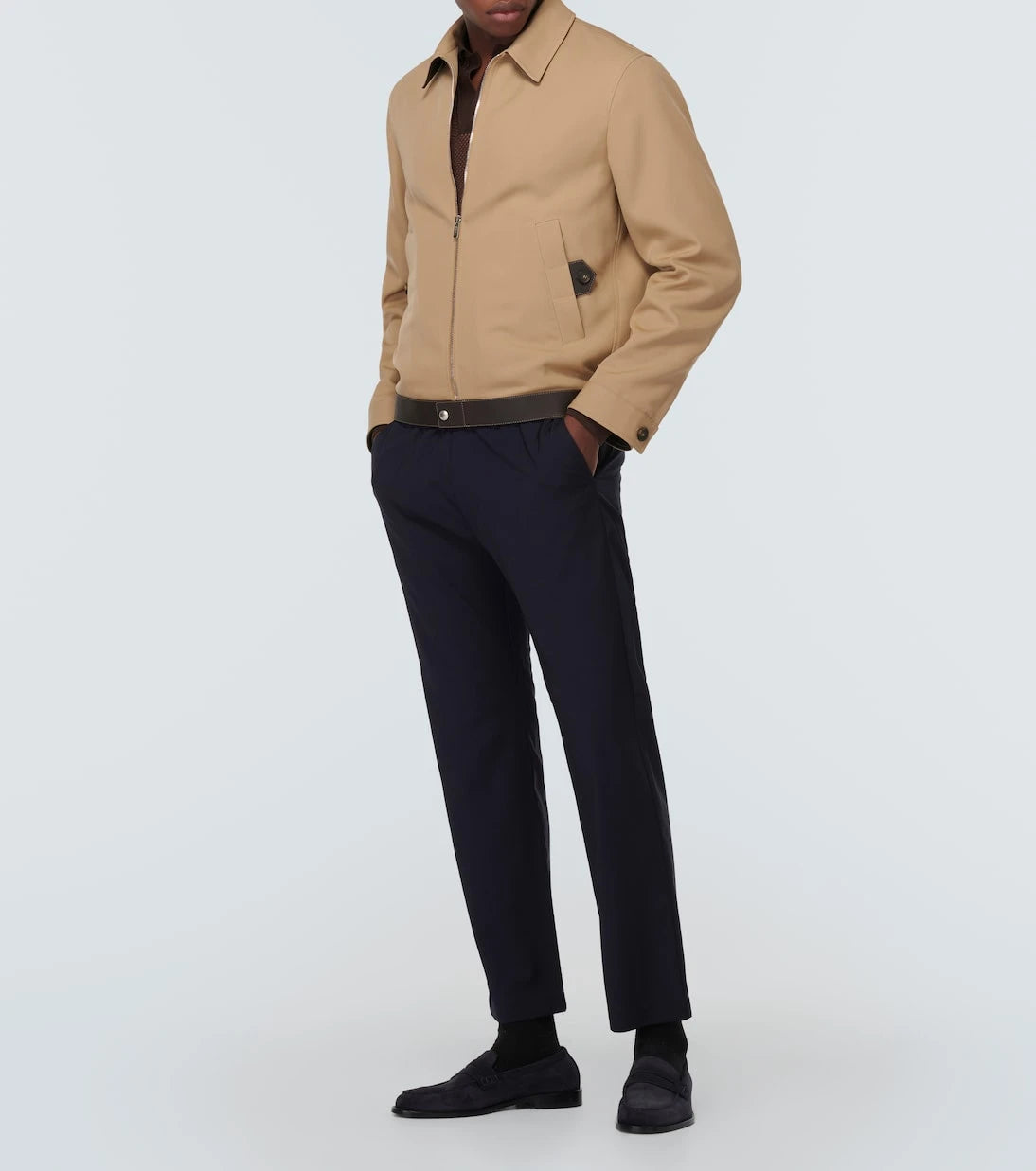 Manolo Blahnik - Perry suede penny loafers