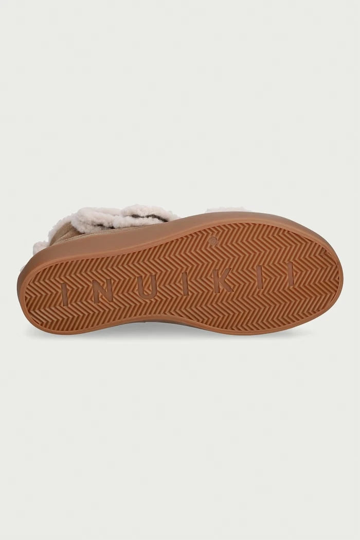 Inuikii Shearling Velcro High kadın süet spor ayakkabı