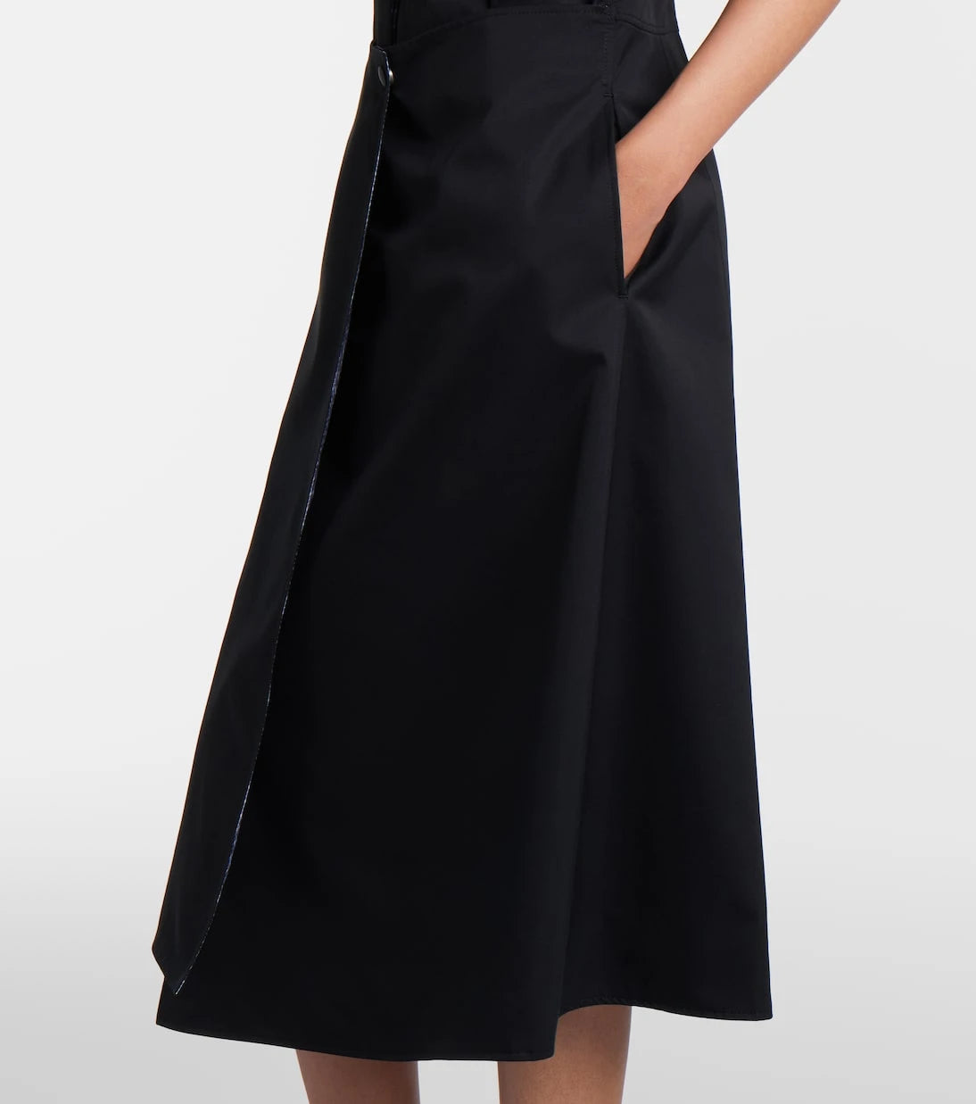 Loewe - Deconstructed gabardine shirt dress