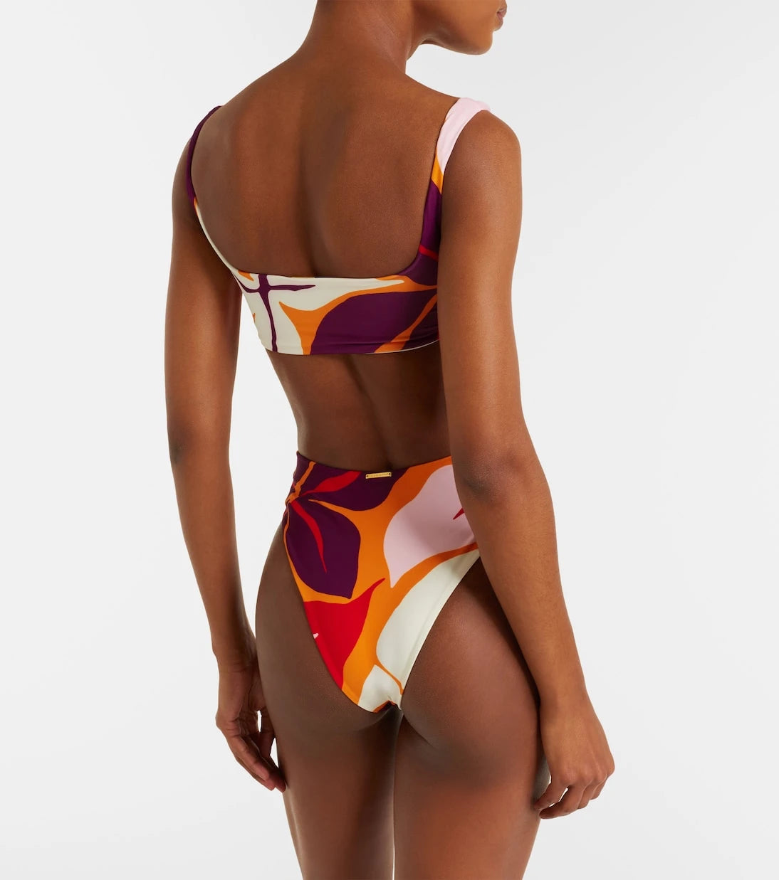 Cala de la Cruz - Leon floral bikini top