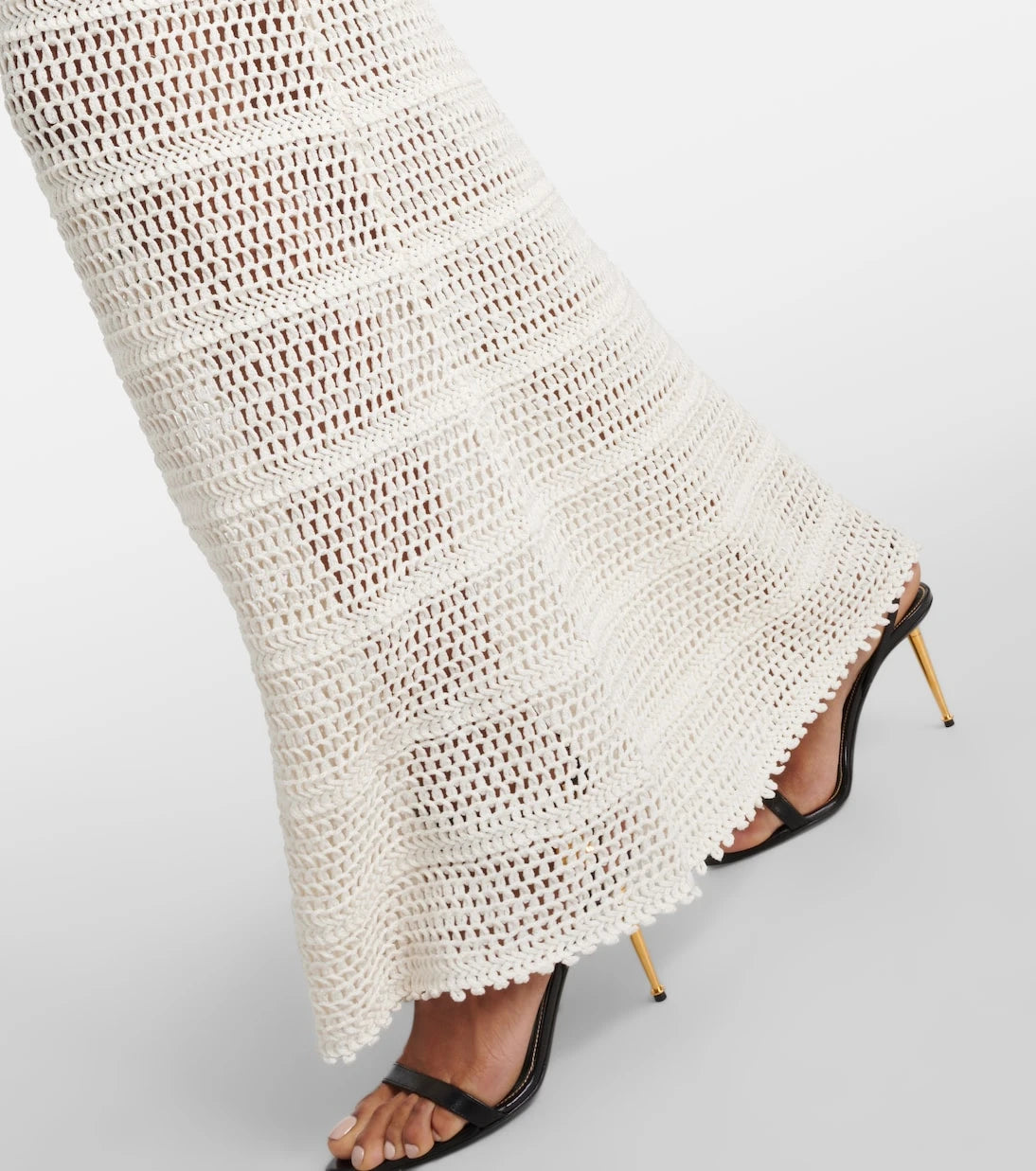 Tom Ford - Halterneck crochet maxi dress