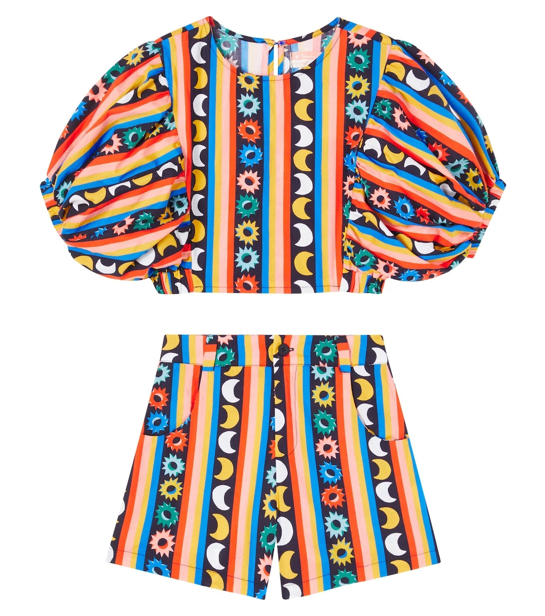 Fábula - Listra Radiante top and shorts set