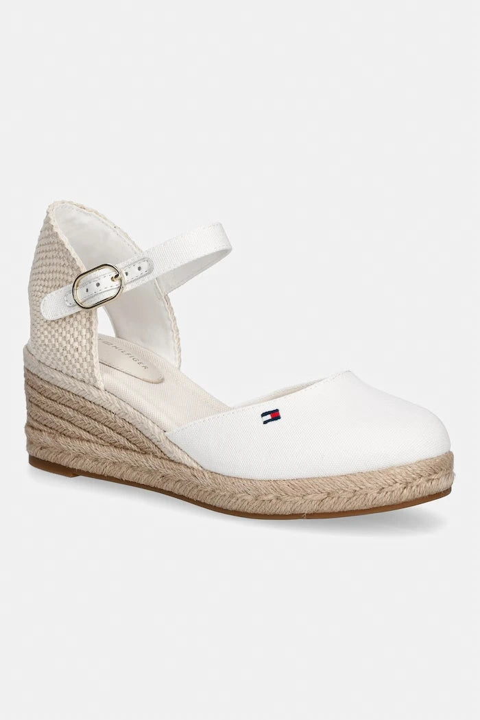 Tommy Hilfiger Kadın Espadril MID WEDGE ESPAD CLOSED TOE