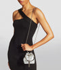 Jimmy Choo Silver Micro Bon Bon Top-Handle Bag