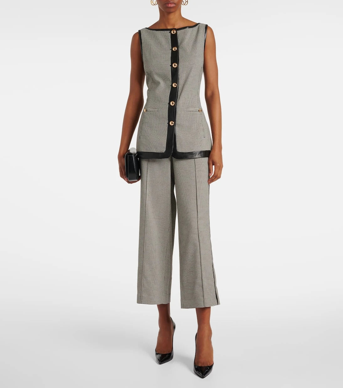 Simkhai - Miki checked capri pants
