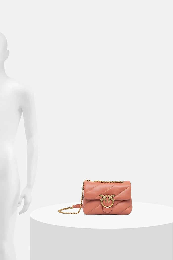 Pinko чанта crossbody дамска от кожа