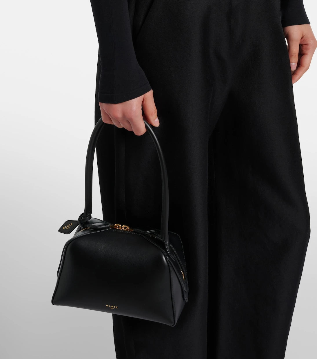 Alaïa - Le Bouledogue Small leather tote bag
