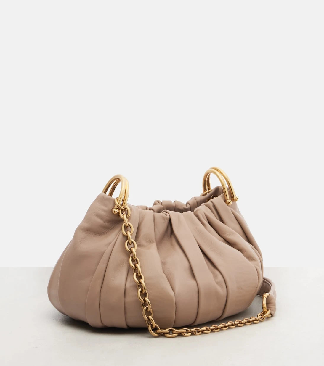 Chloé - حقيبة كتف صغيرة من جلد بليسيه من Chloé