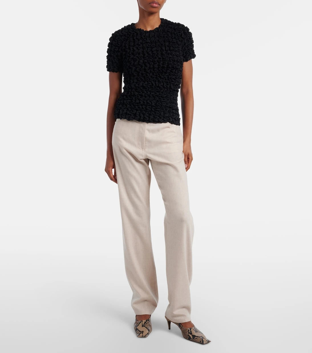 Khaite - Callum wool and cashmere straight pants