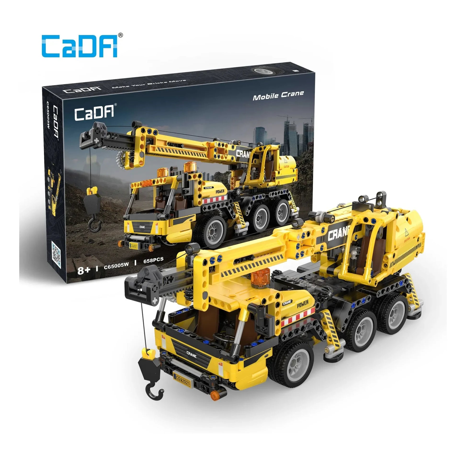Cada - Crane construction kit - 658 parts