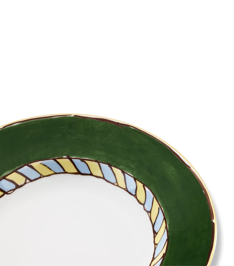 GINORI 1735 Porcelain Il Viaggio di Nettuno Soup Plate (24.5cm)