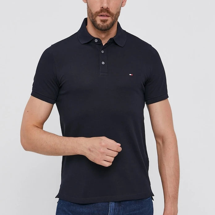 Тениска с яка Tommy Hilfiger