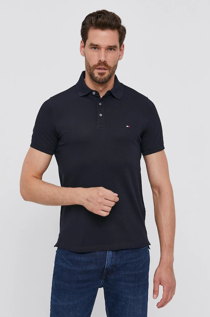 Тениска с яка Tommy Hilfiger