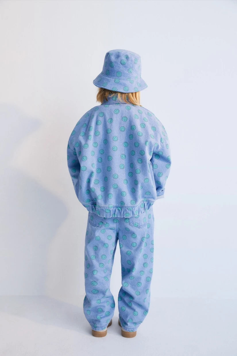 The New Society - Smiley printed jeans