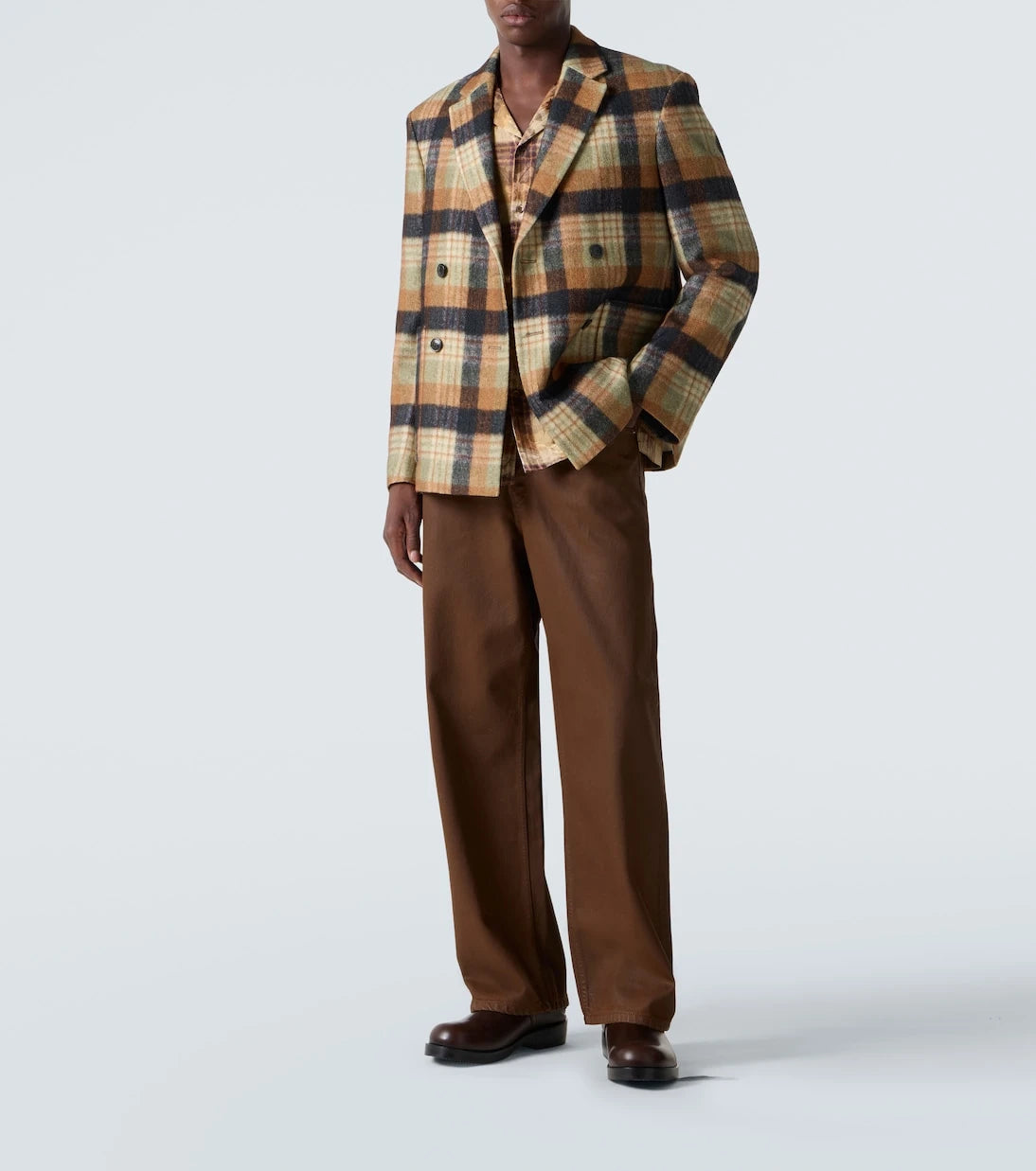 Dries Van Noten - Checked wool blazer