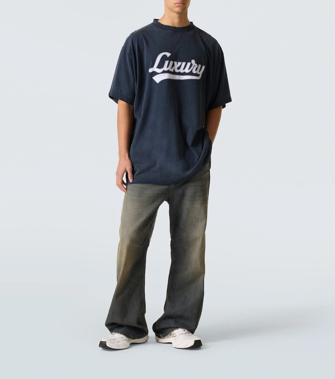 Balenciaga - Printed cotton jersey T-shirt