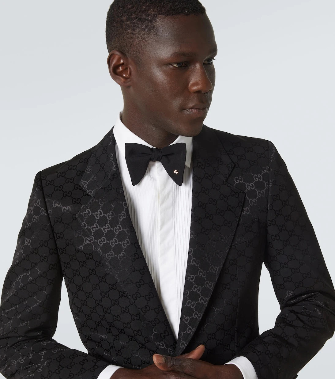 Gucci - Silk crêpe bow tie