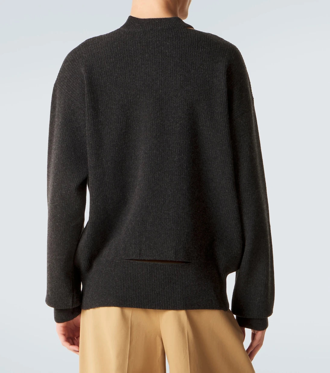 Simone Rocha - Cutout embellished wool-blend sweater