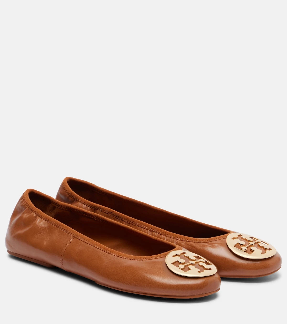 Tory Burch - Reva Travel leather ballet flats
