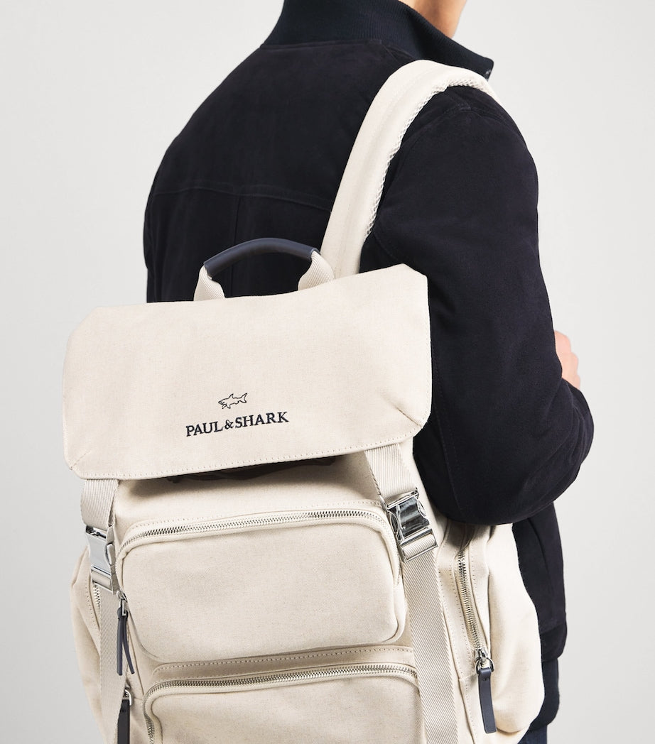 Paul & Shark Cotton-Blend Canvas Backpack
