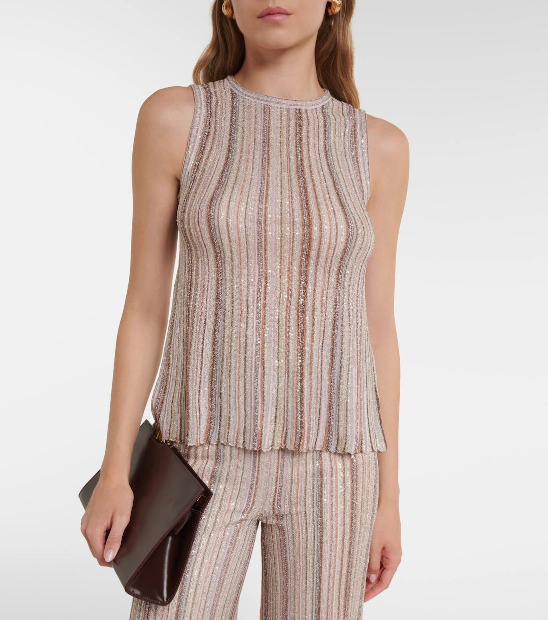Missoni - Striped lamé top