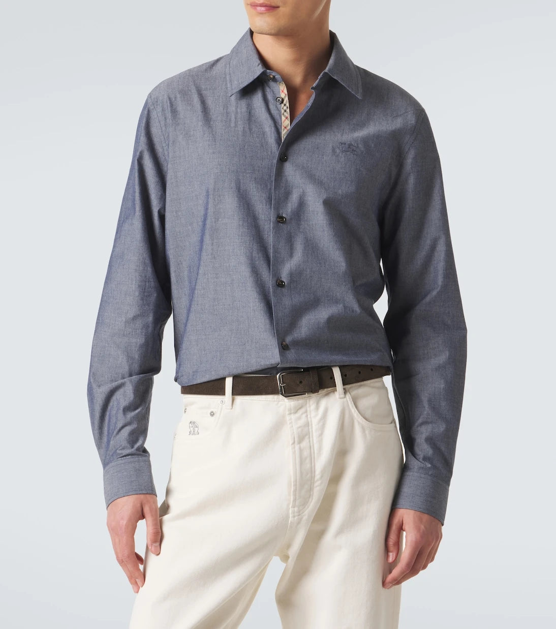 Burberry - EKD cotton-blend shirt